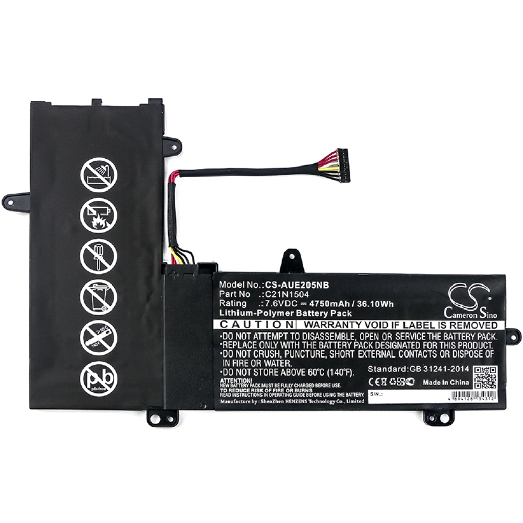 Kompatibilna zamenjava baterije za Asus C21N1504