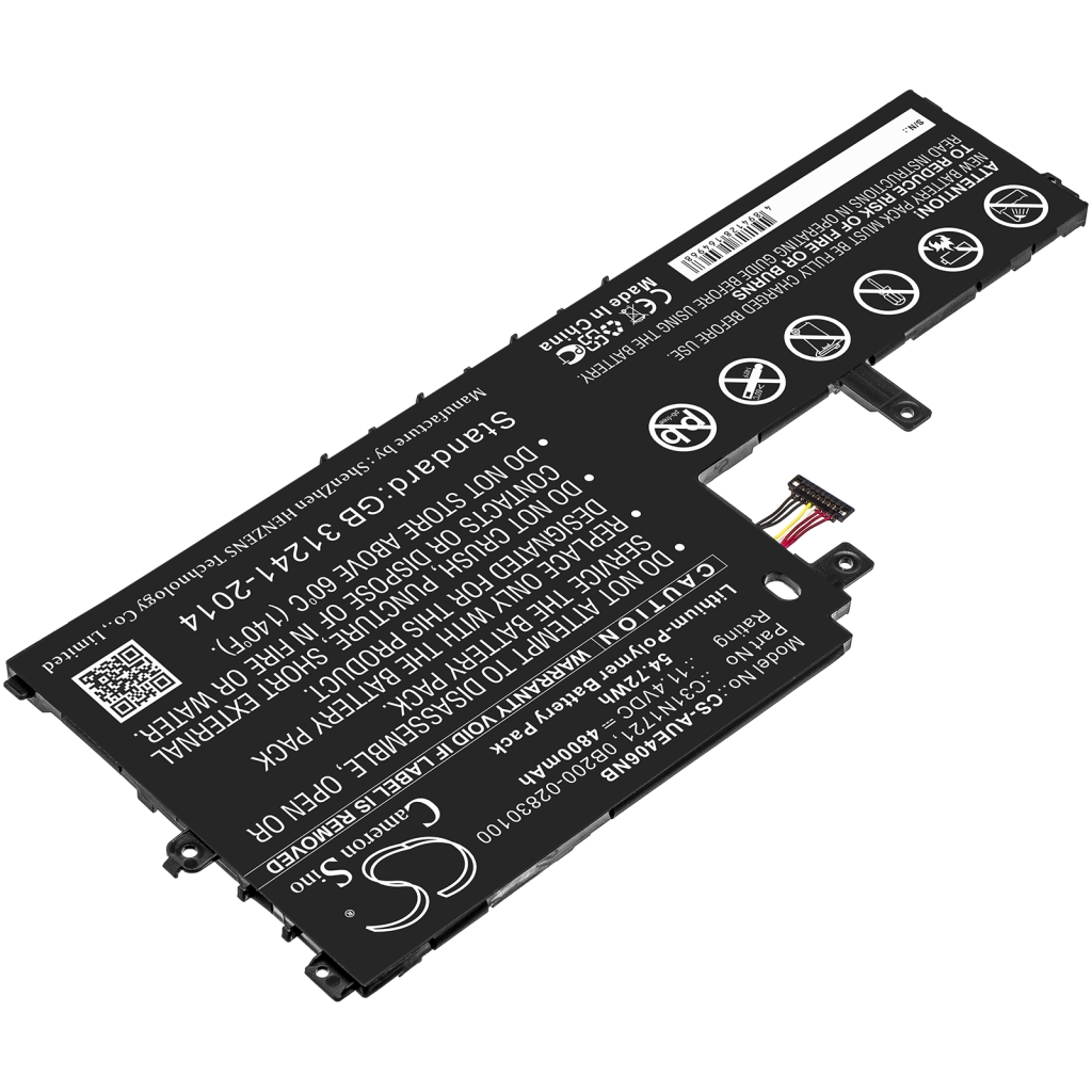 Kompatibilna zamenjava baterije za Asus 0B200-02830100,C31N1721