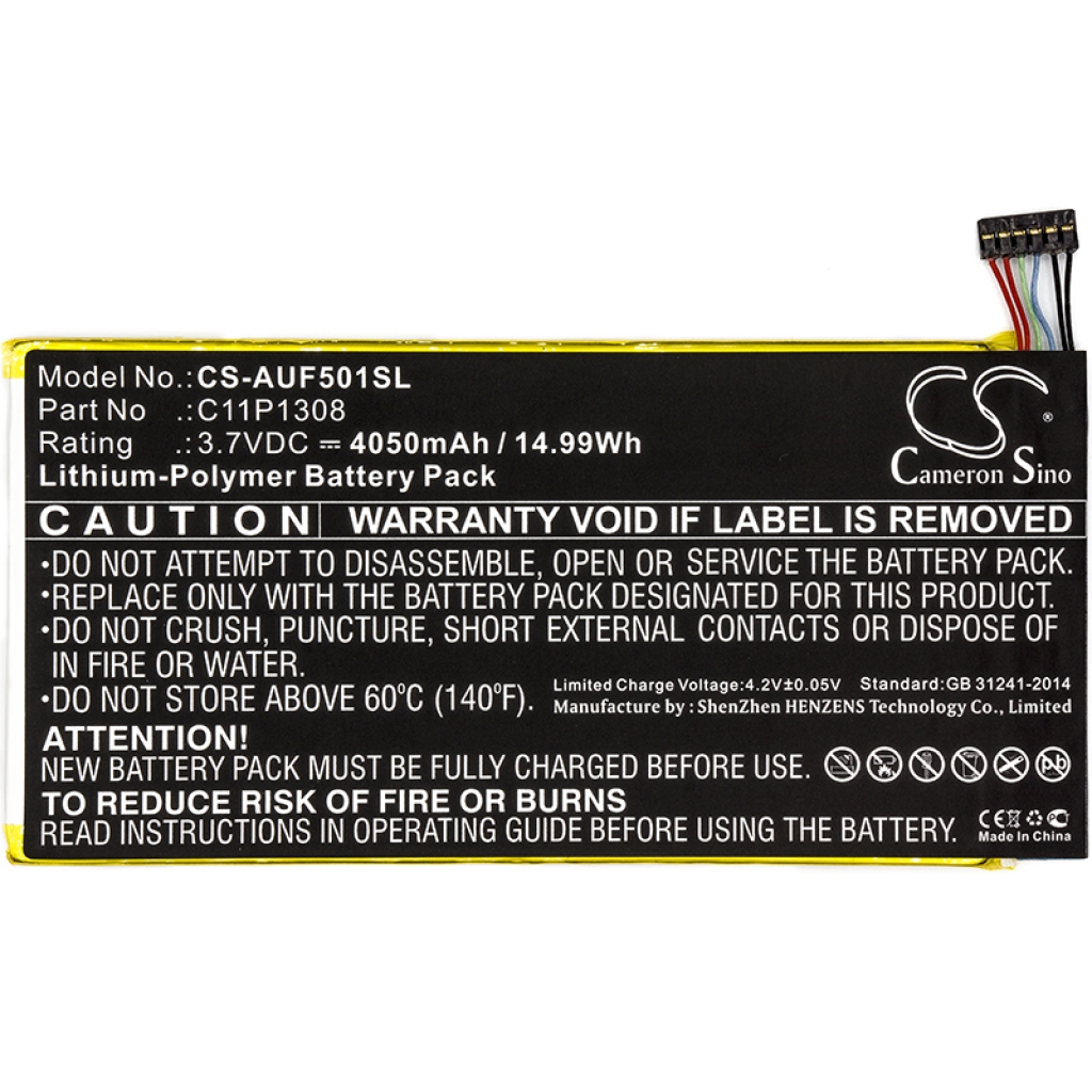 Kompatibilna zamenjava baterije za Asus 0B200-00620100,C11P1308