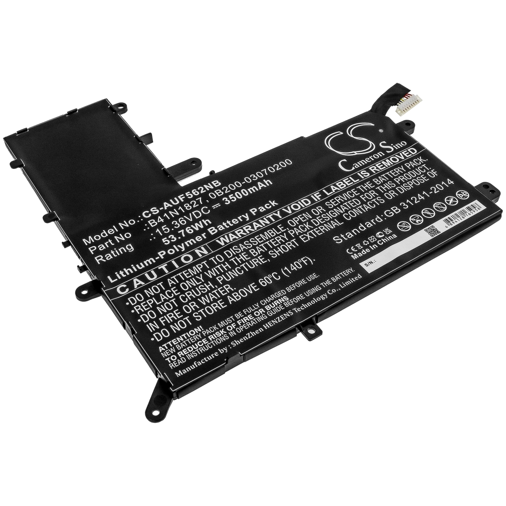 Kompatibilna zamenjava baterije za Asus 0B200-03070200,B41N1827