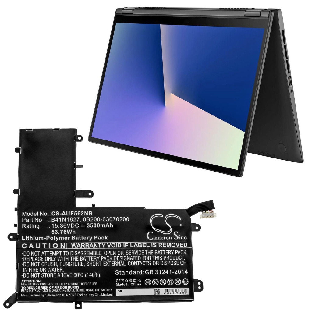 Kompatibilna zamenjava baterije za Asus 0B200-03070200,B41N1827