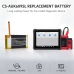 Batteries compatible with Autel MaxiBAS BT609 Scanner CS-AUK609SL