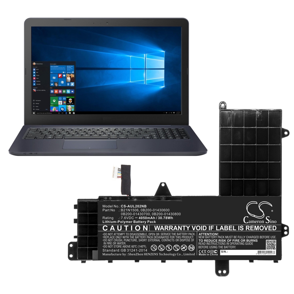 Notebook battery Asus E502NA-DM017T