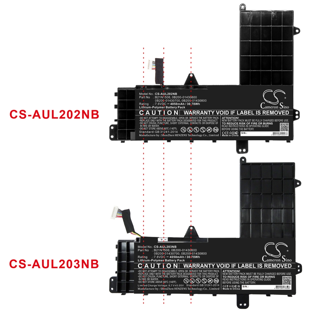 Notebook battery Asus E502NA-DM017T