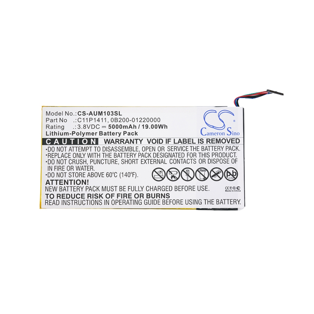Kompatibilna zamenjava baterije za Asus 0B200-01220000,C11P1411