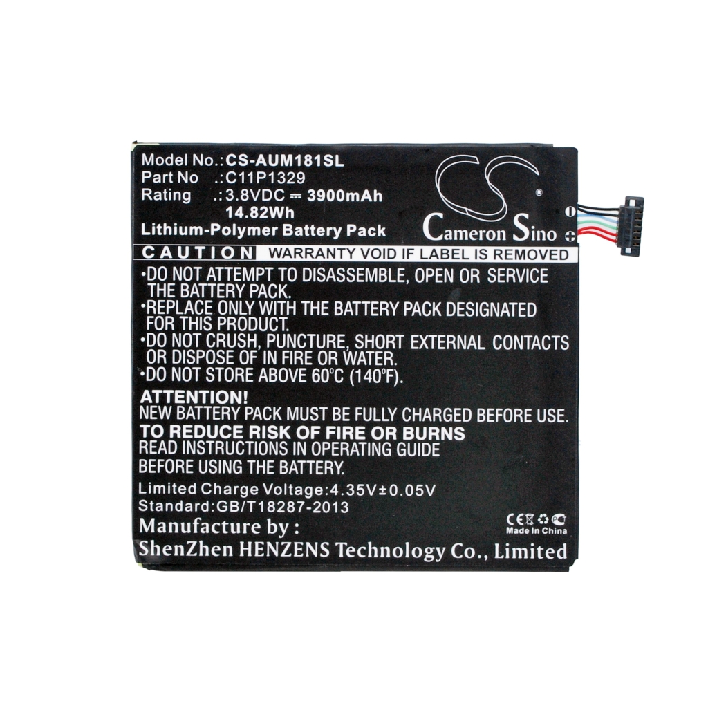 Kompatibilna zamenjava baterije za Asus 0B200-01020000,C11P1329