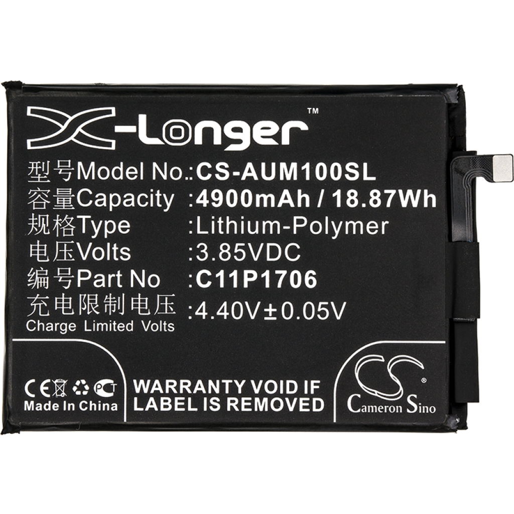 Kompatibilna zamenjava baterije za Asus 0B200-02870200,C11P1706 (1ICP5/65/87)