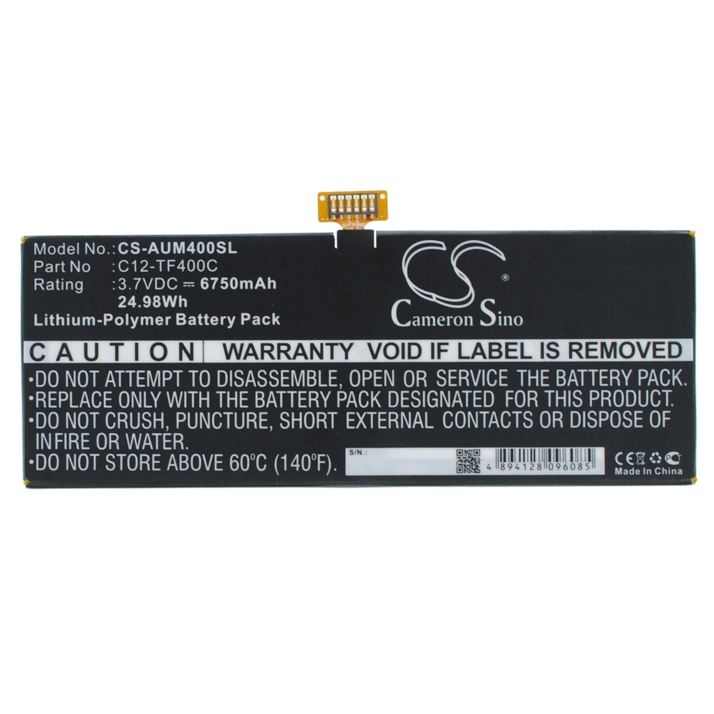 Kompatibilna zamenjava baterije za Asus C12-TF400C