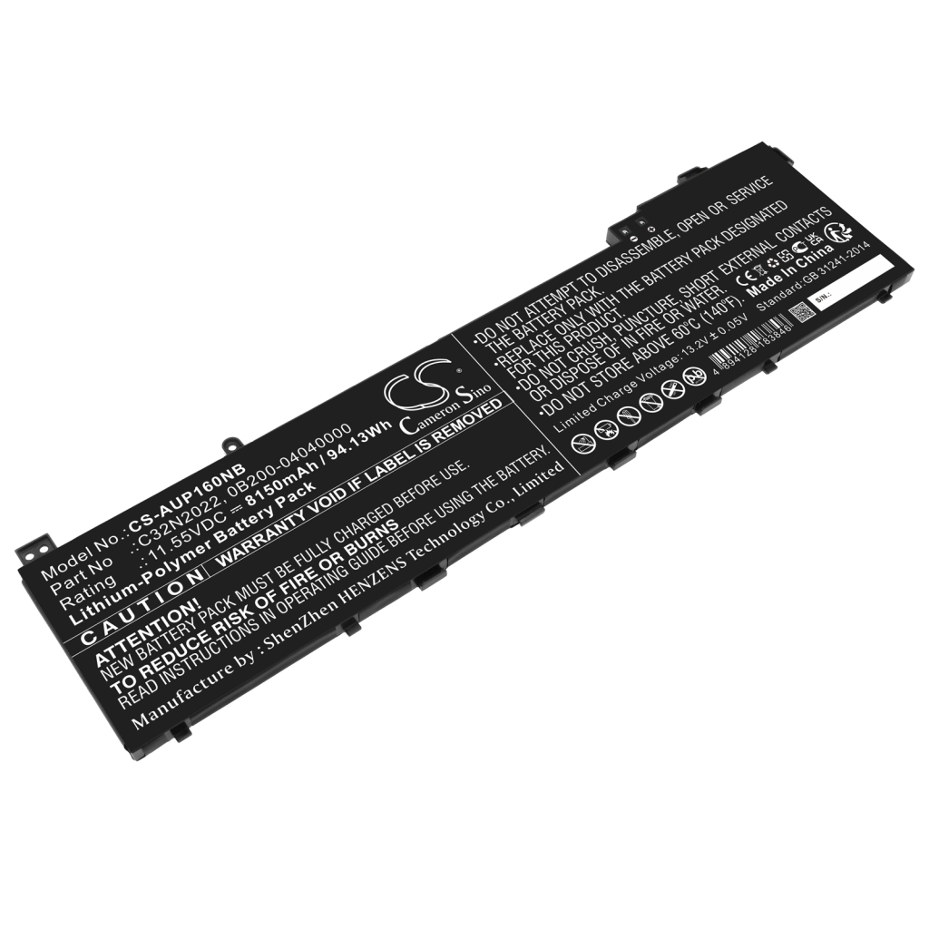 Kompatibilna zamenjava baterije za Asus 0B200-04040000,C32N2022