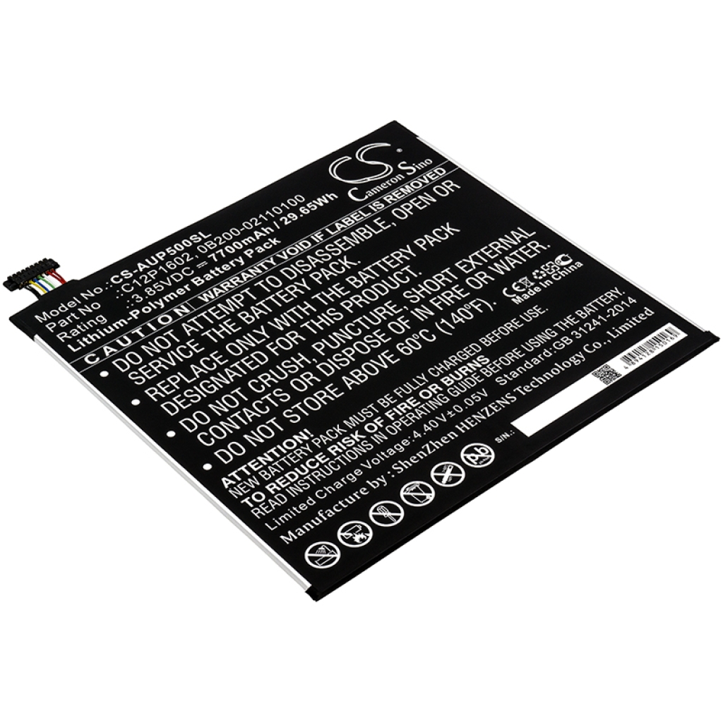 Kompatibilna zamenjava baterije za Asus 0B200-02110100,C12P1602