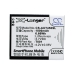 Front label view flat prismatic battery 1800mAh 3.7V