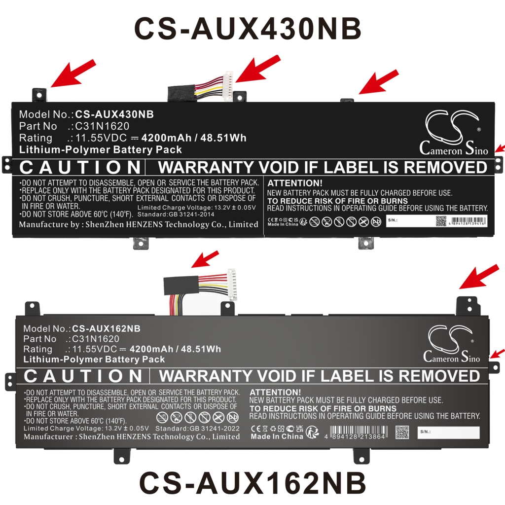 Notebook battery Asus CS-AUX162NB