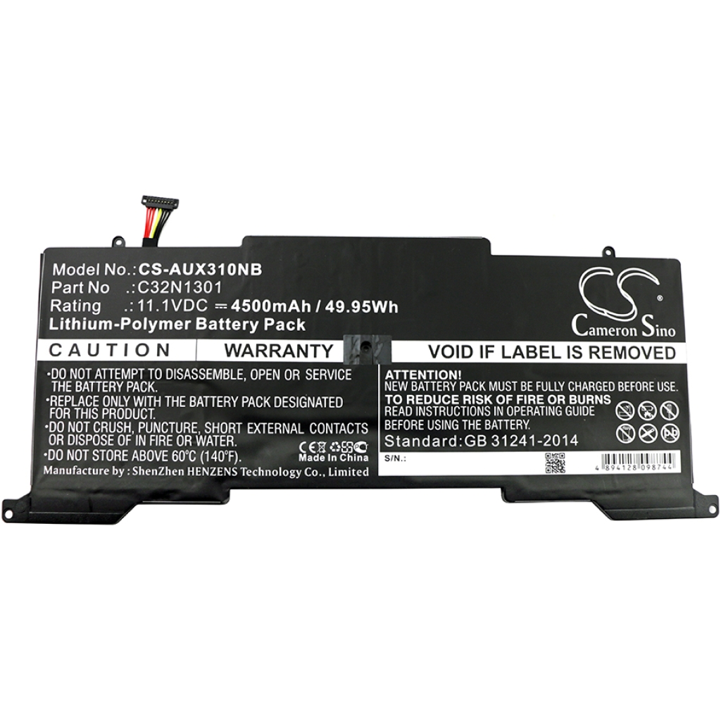 Kompatibilna zamenjava baterije za Asus 0B200-00510000,C32N1301