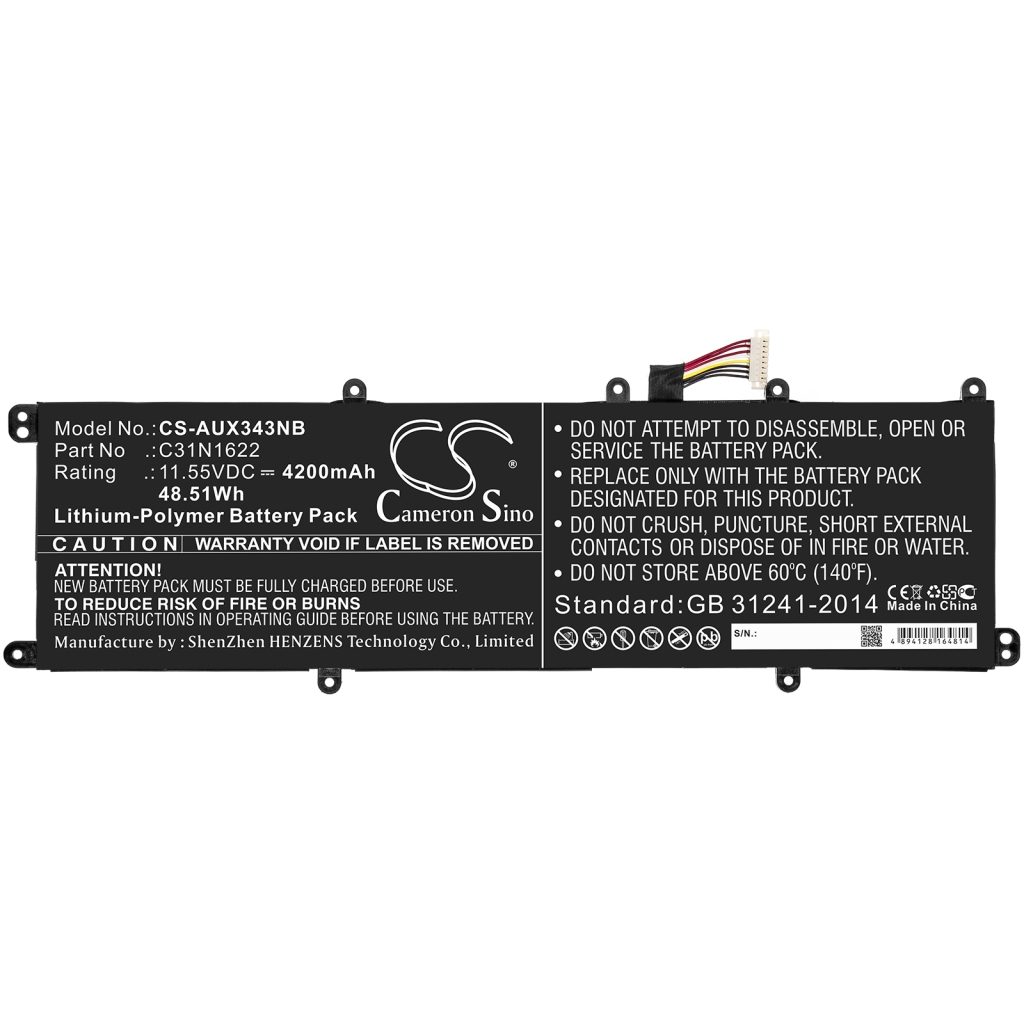 Baterija za prenosnik Asus CS-AUX343NB