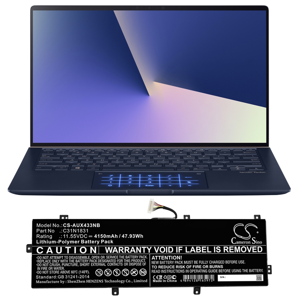 Notebook battery Asus ZenBook 14 UX434FQ-AI116T