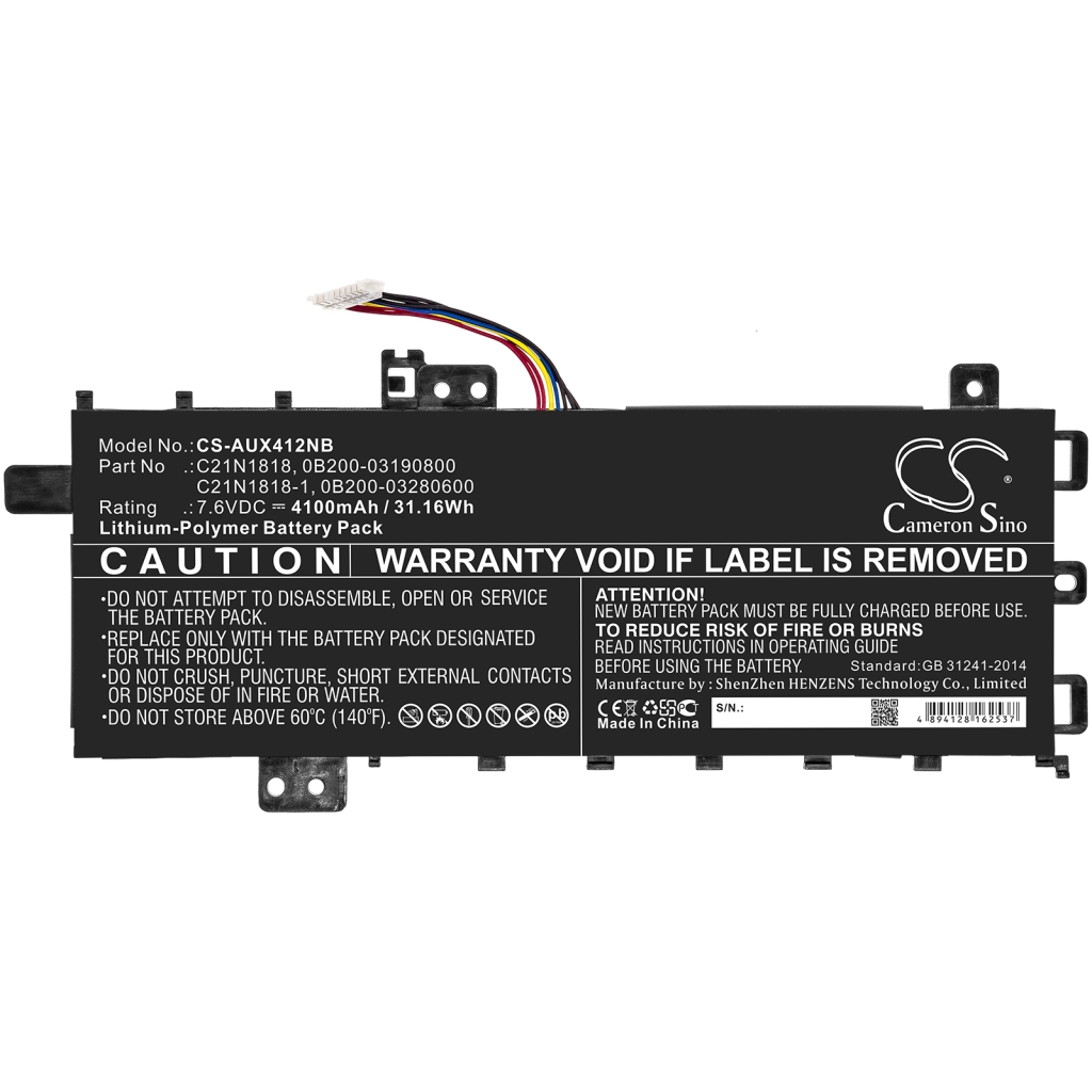 Baterija za prenosnik Asus CS-AUX412NB
