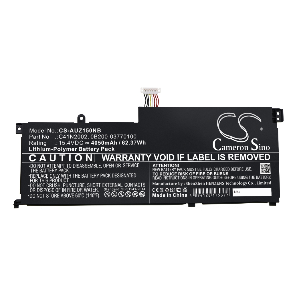 Kompatibilna zamenjava baterije za Asus 0B200-03770100,C41N2002