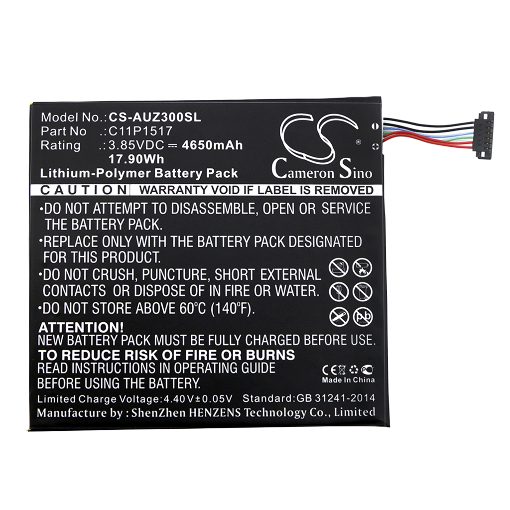 Kompatibilna zamenjava baterije za Asus 0B200-01580200,C11P1517