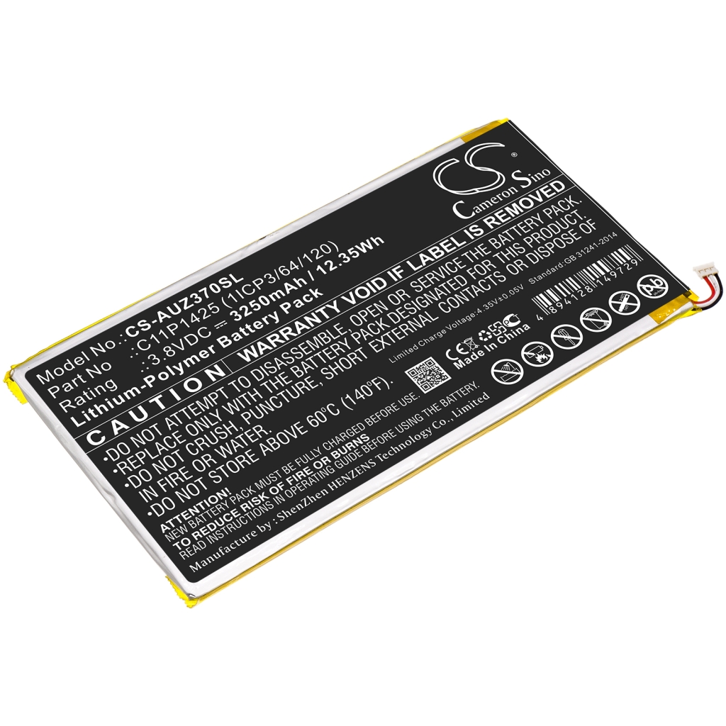 Kompatibilna zamenjava baterije za Asus 0B200-01510100,C11P1425 (1ICP3/64/120)