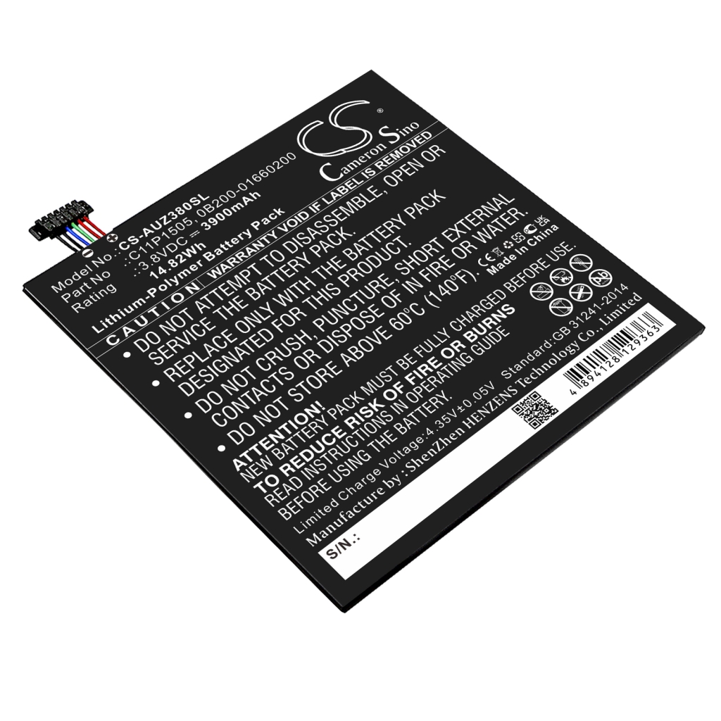 Kompatibilna zamenjava baterije za Asus 0B200-01660200,C11P1505