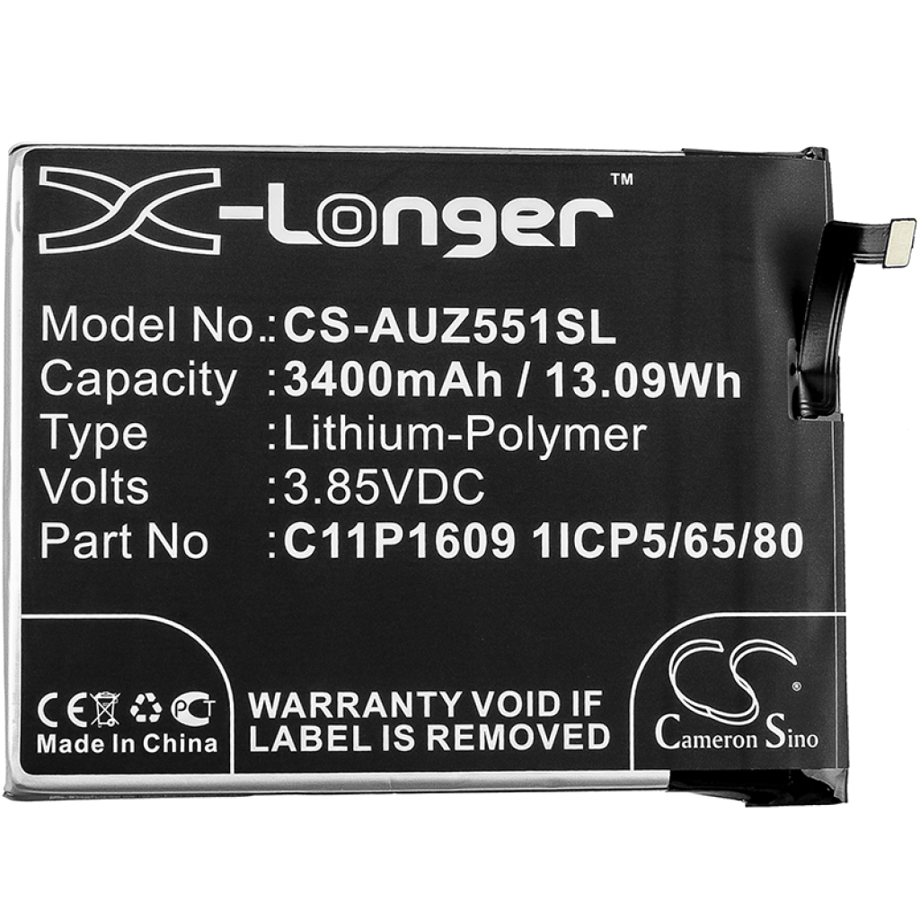 Kompatibilna zamenjava baterije za Asus C11P1609 1ICP5/65/80
