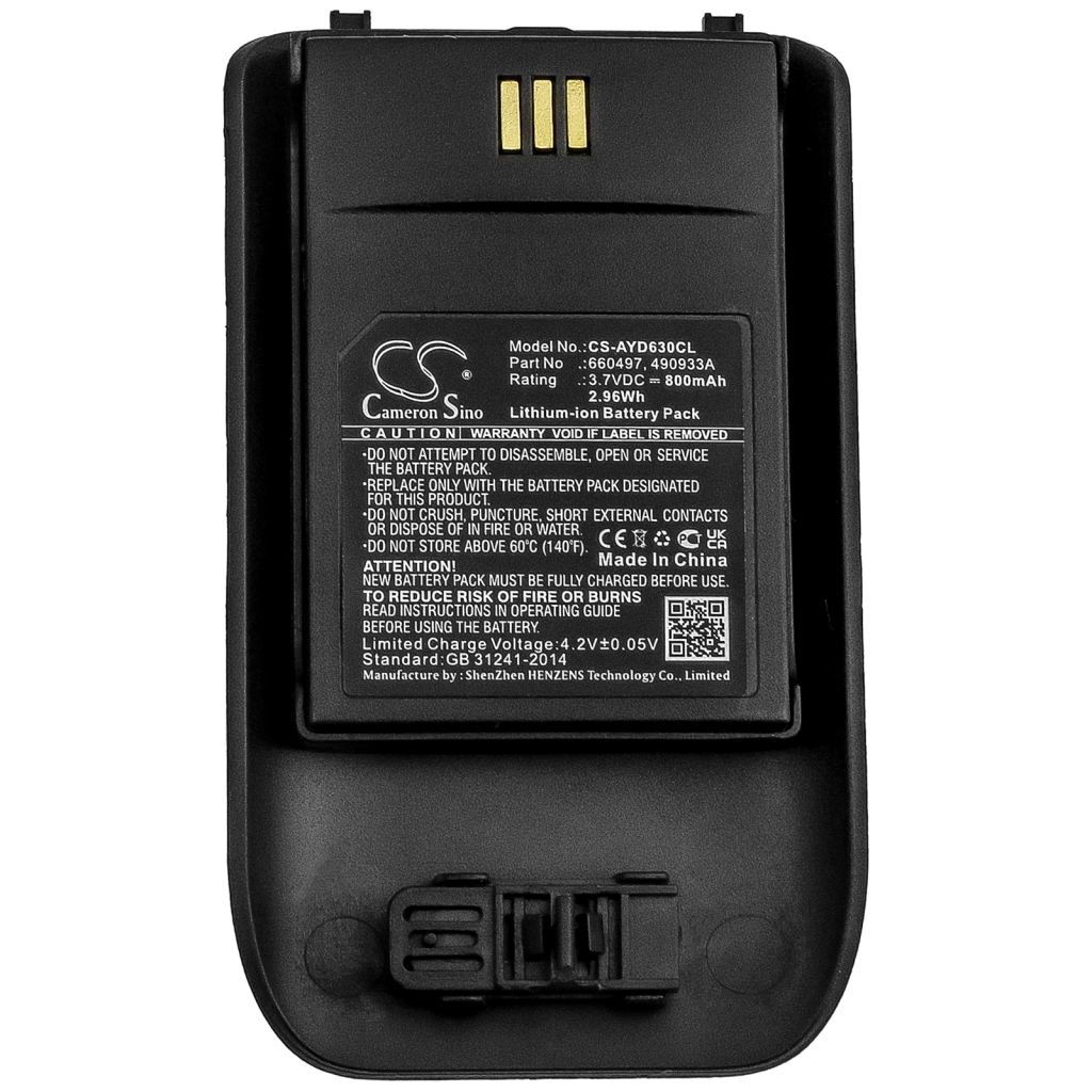 Kompatibilna zamenjava baterije za ASCOM 490933A,660497