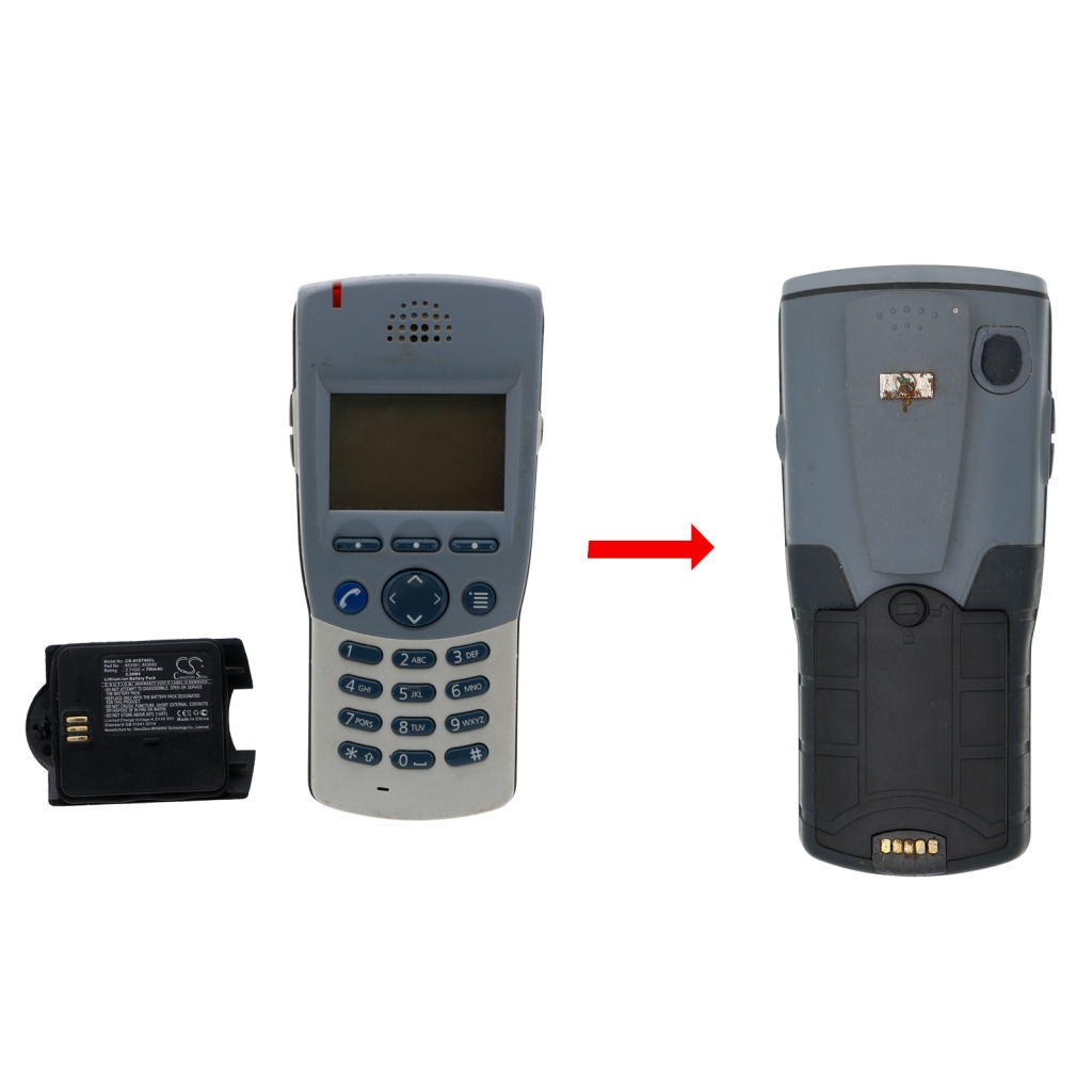 Kompatibilna zamenjava baterije za ASCOM 653081,653082,BKBNB 220 21/1