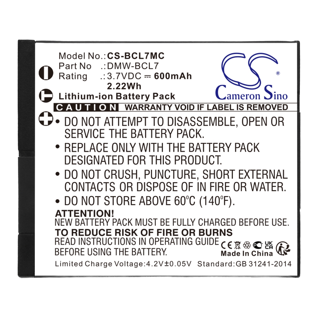 Camera Battery Panasonic Lumix DMC-FH10