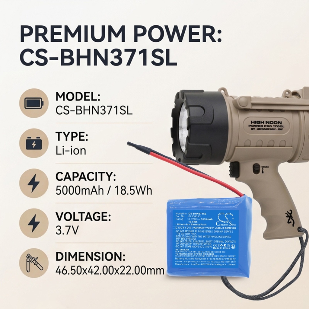 Baterija združljivo z Browning CS-BHN371SL