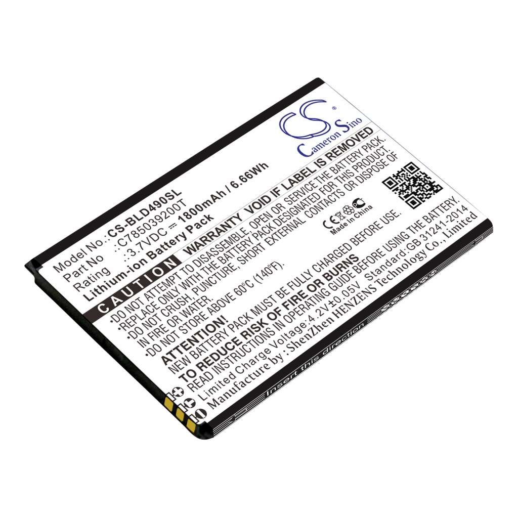 Kompatibilna zamenjava baterije za BLU C785039200T
