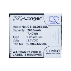 Kompatibilna zamenjava baterije za BLU C706043200L,C706043200T
