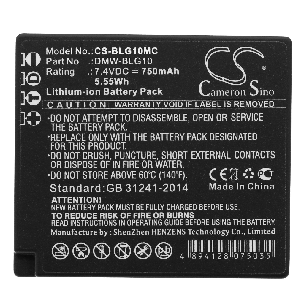 Camera Battery Panasonic Lumix DMC-GF6R
