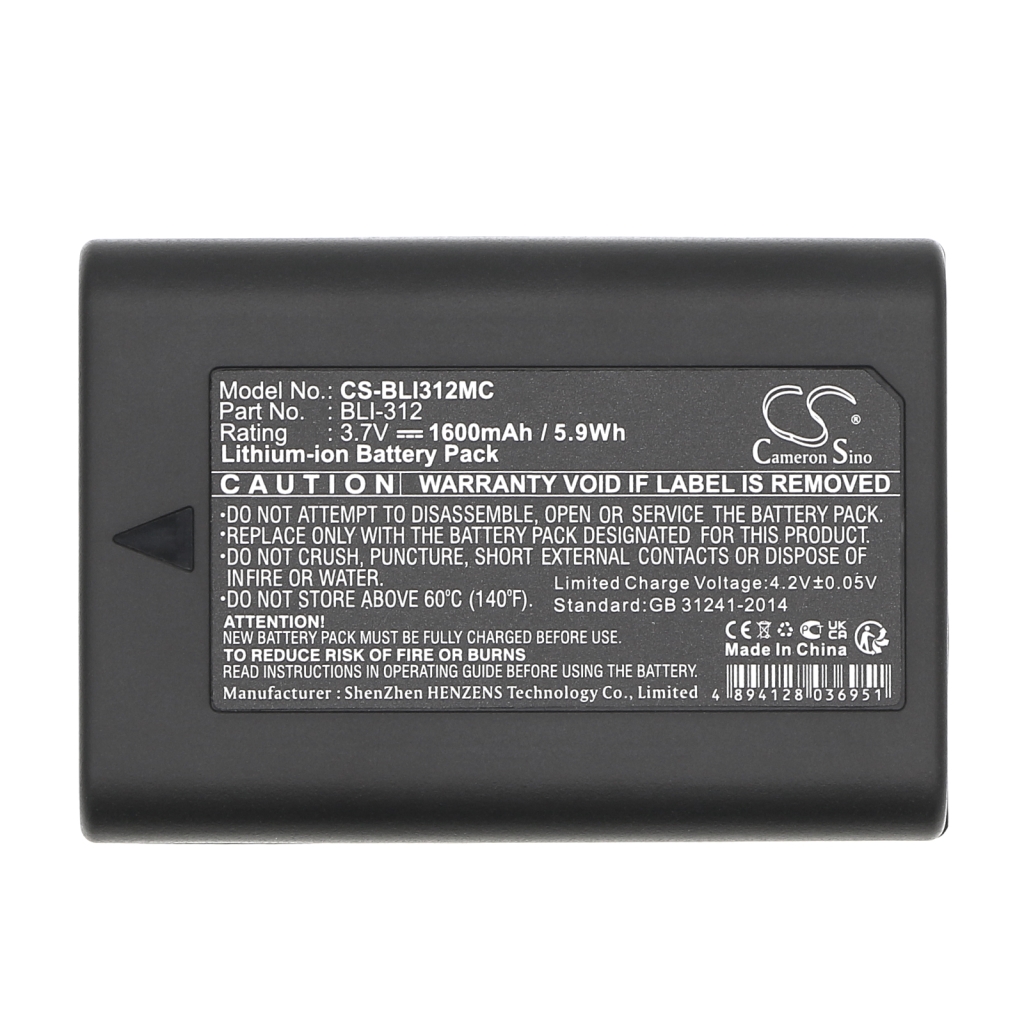 Camera Battery LEICA CS-BLI312MC