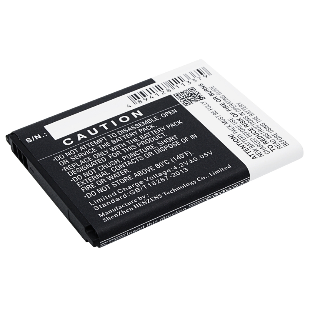 Cameron Sino CS-BLS250SL battery – side with caution text