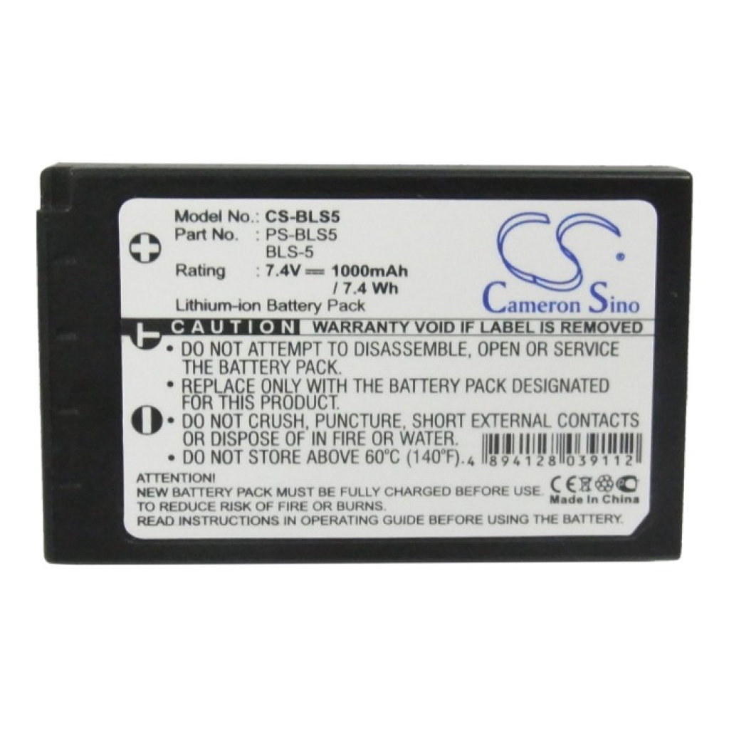 Camera Battery Olympus PEN E-PL6