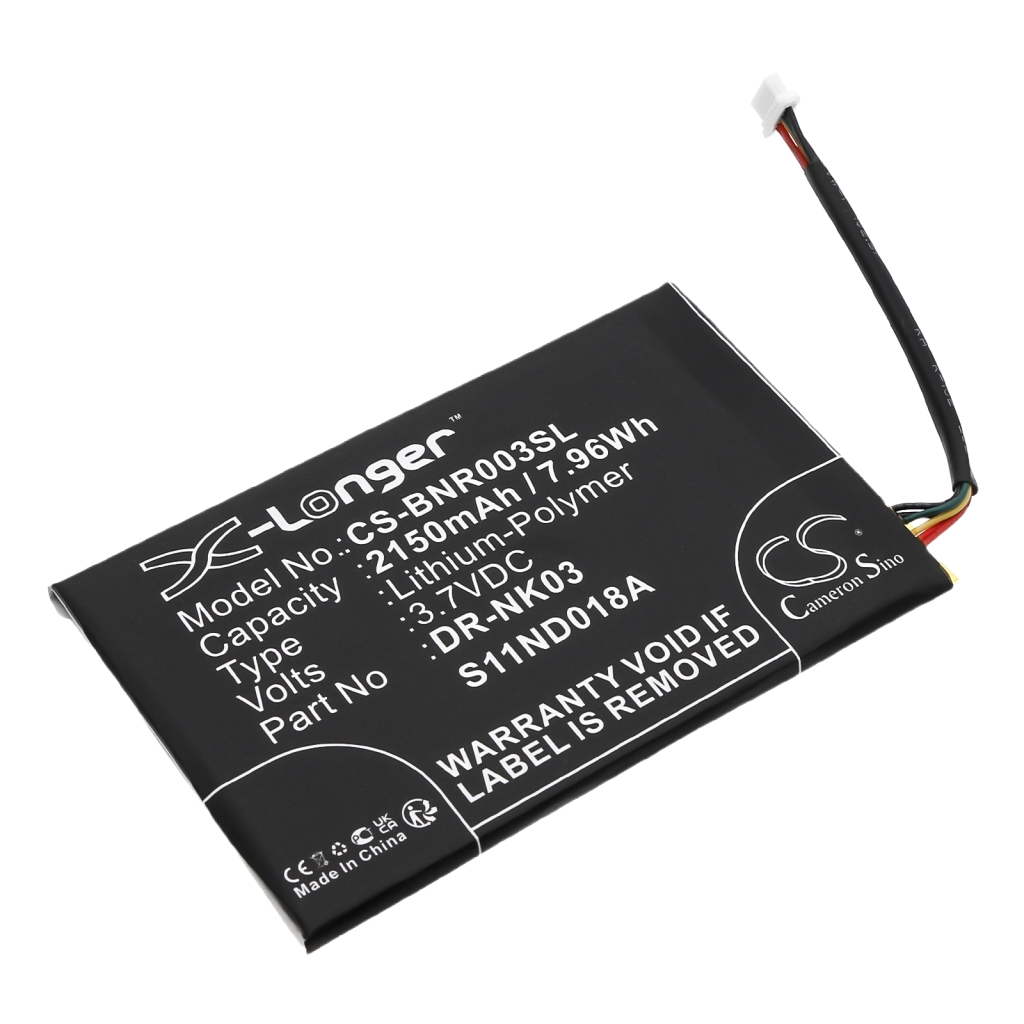 Ebook, eReader Battery Barnes & noble CS-BNR003SL