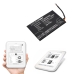 Baterija za Ebook, e-bralnik Barnes & noble CS-BNR500SL