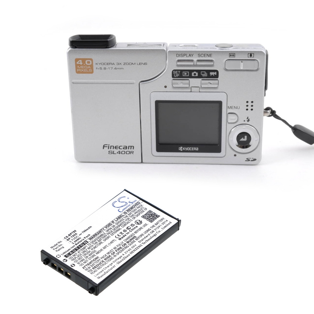 Camera Battery Kyocera Finecam SL400R