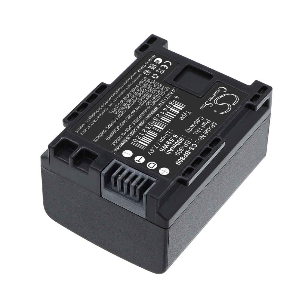 Battery compatible with Canon CS-BP809