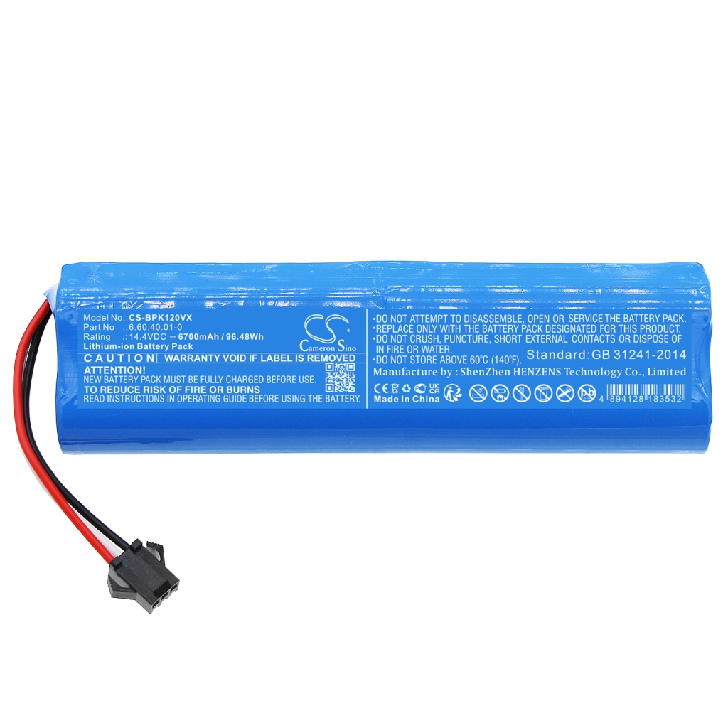 Baterija za sesalnik Blaupunkt BPK-VCBB1XTEIC (CS-BPK120VX)