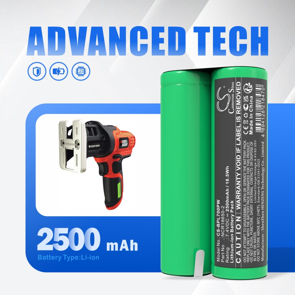 Battery industrial Black & decker CS-BPL700PW