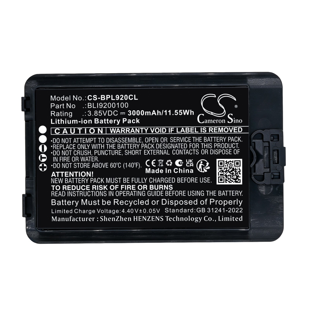 Baterije združljivo z SpectraLink Versity 92 9240 9253 CS-BPL920CL