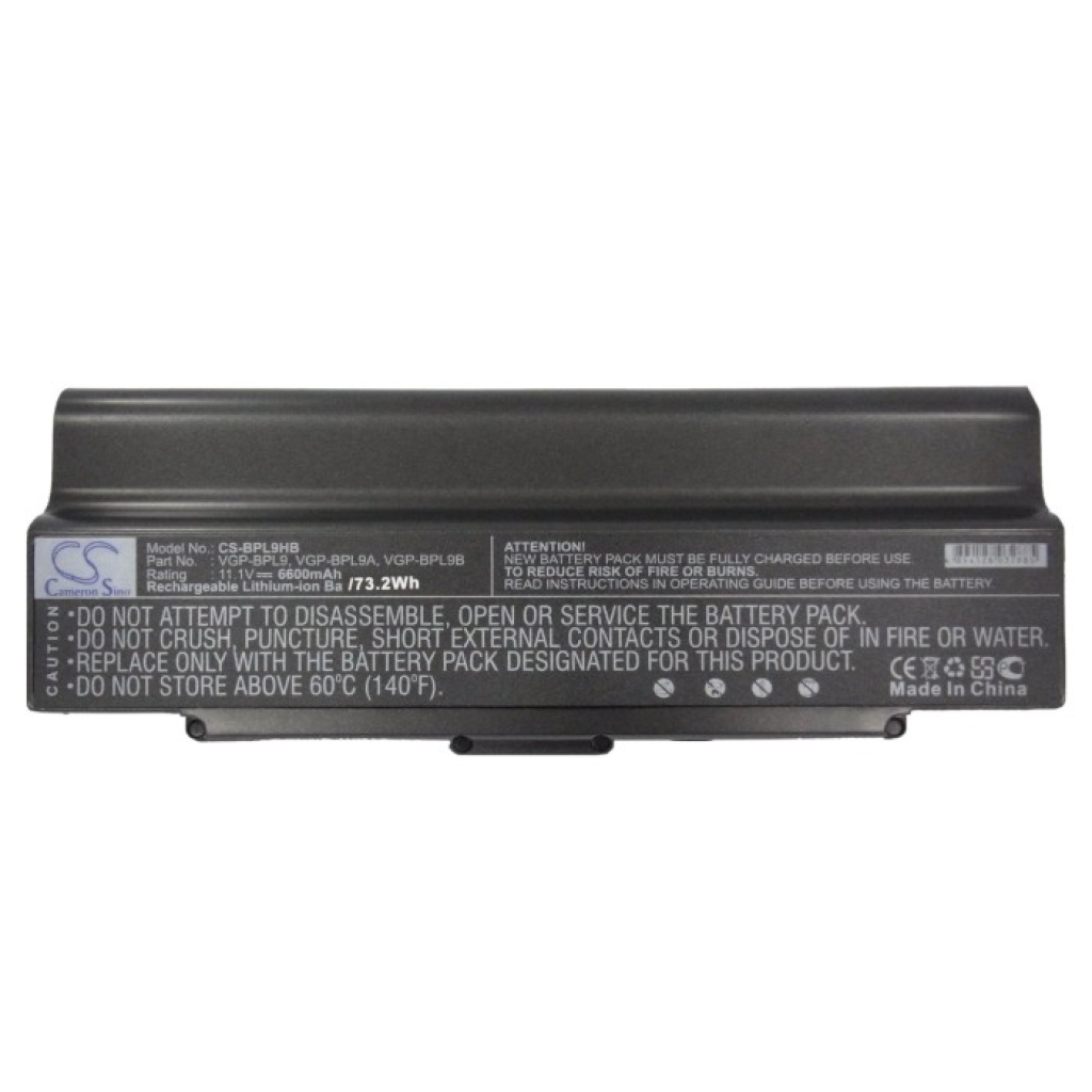 Notebook battery Sony VAIO VGN-AR810