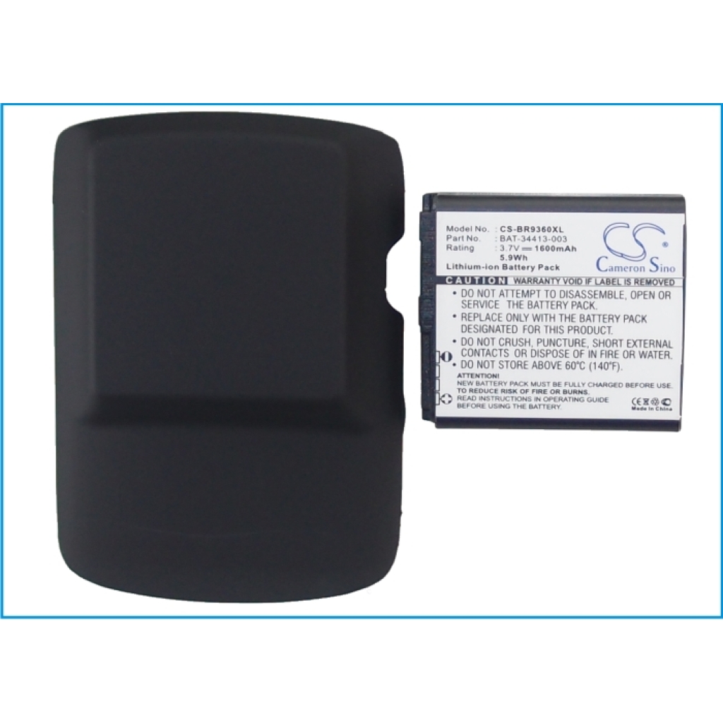 Baterija združljivo z Blackberry CS-BR9360XL