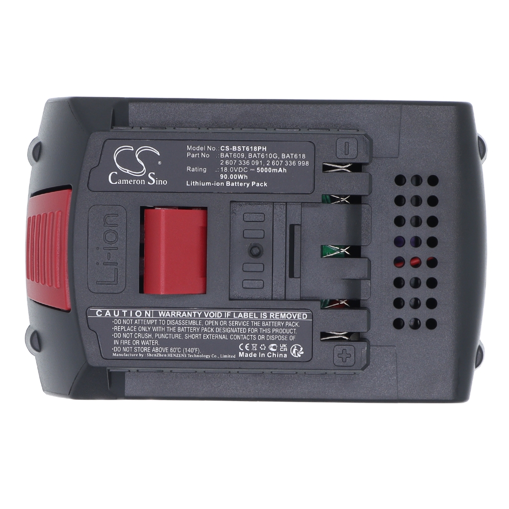 CS-BST618PH spodnja nalepka 18V 5000mAh BAT609/BAT610G/BAT618 Cameron Sino