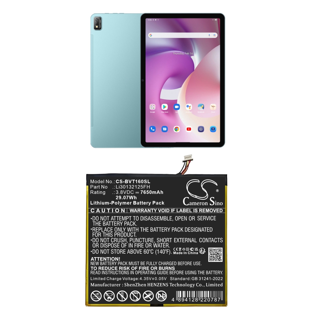Battery Replaces Li30132125FH