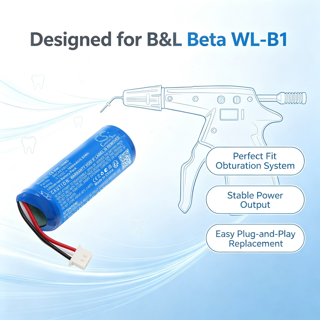 Baterije združljivo z B&L beta WL-B1 WL-B1 CS-BWL100MD