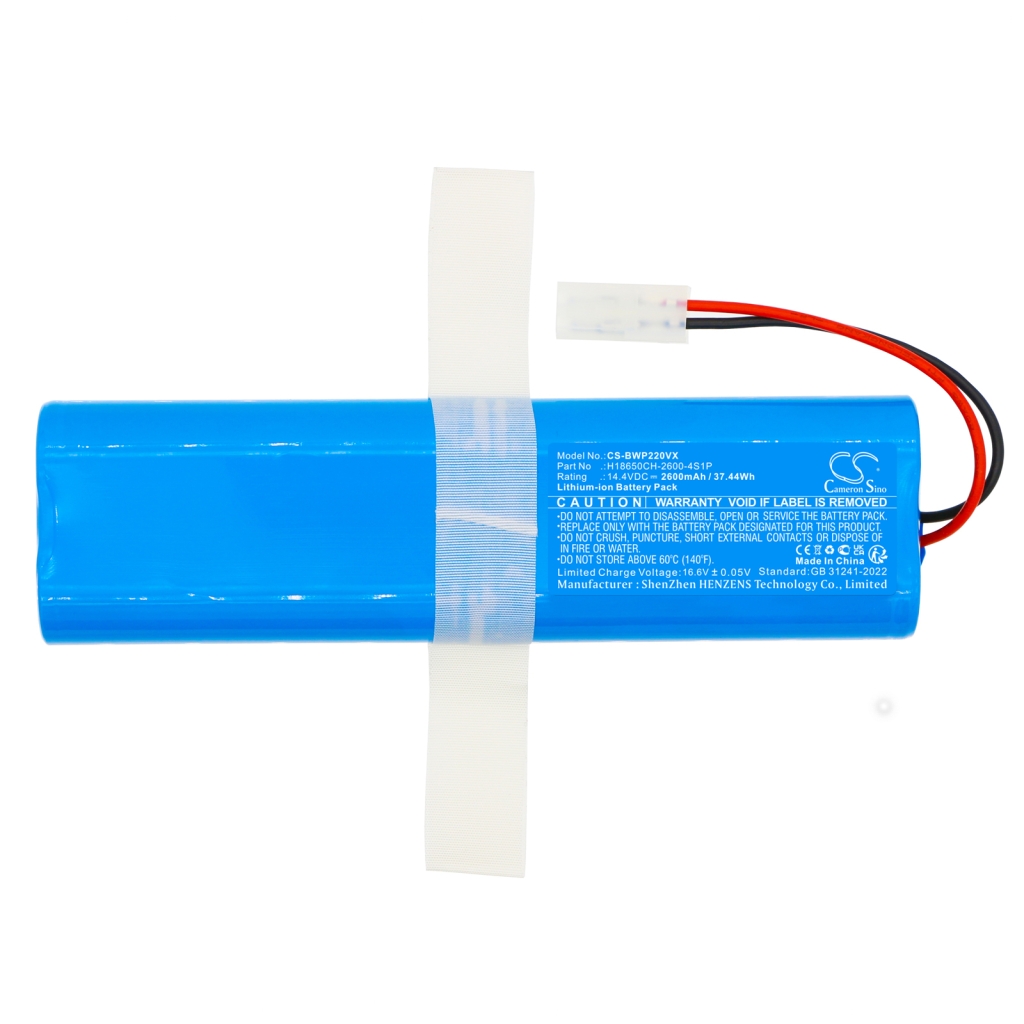 Kompatibilna zamenjava baterije za Bobsweep H18650CH-2600-4S1P
