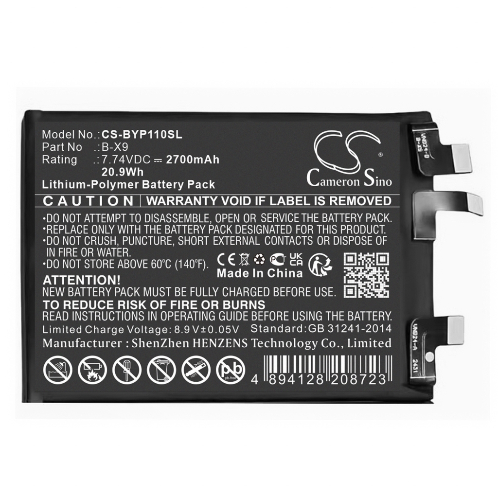 Baterija za mobilni telefon Vivo IQOO 11 Pro (CS-BYP110SL)