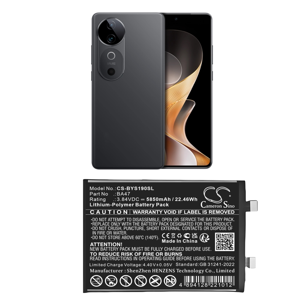 Mobile Phone Battery Vivo CS-BYS190SL